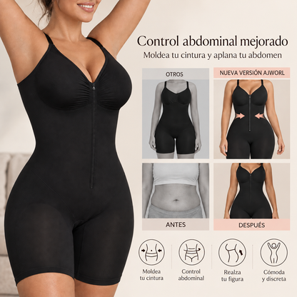 Body Moldeador con Cremallera Frontal y Control Abdominal