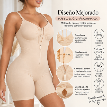 Body Moldeador con Cremallera Frontal y Control Abdominal