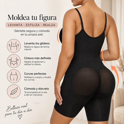 Body Moldeador con Cremallera Frontal y Control Abdominal